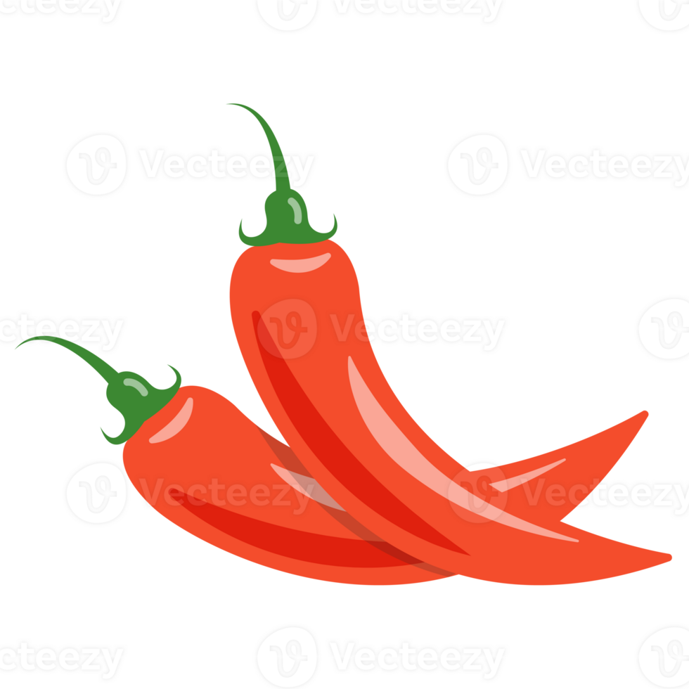 Spicy chilli illustration png