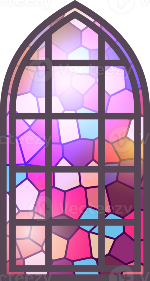https://static.vecteezy.com/system/resources/previews/023/454/914/non_2x/gothic-stained-glass-window-church-medieval-arch-catholic-cathedral-mosaic-frame-old-architecture-design-png.png