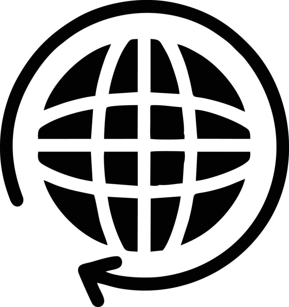 Globe planet earth icon symbol vector image. Illustration of the world global vector design. EPS 10