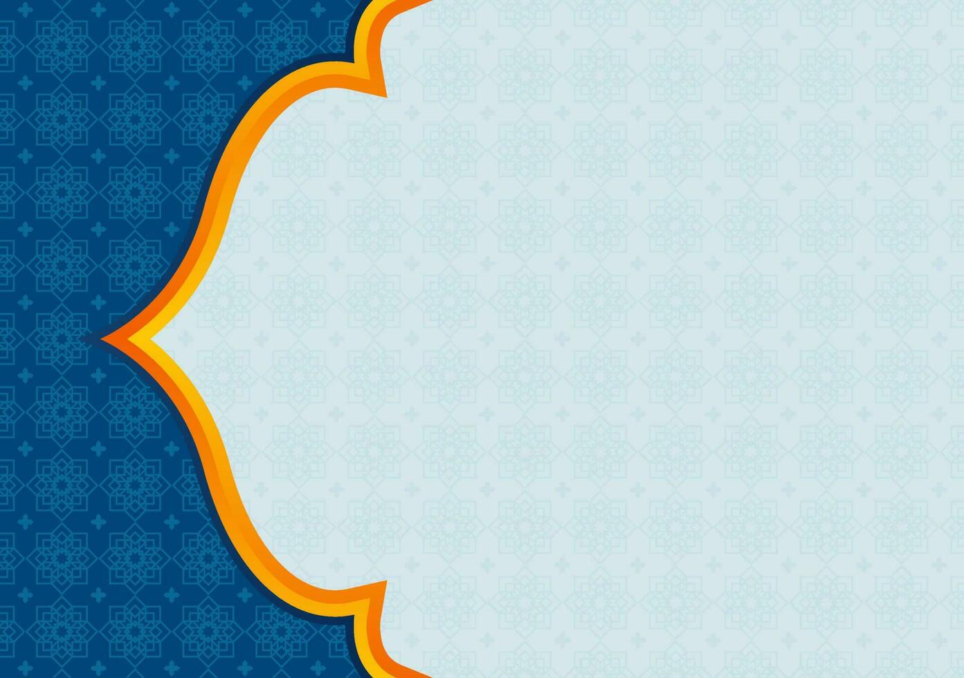 vector illustration of banner backgriund with islamic theme