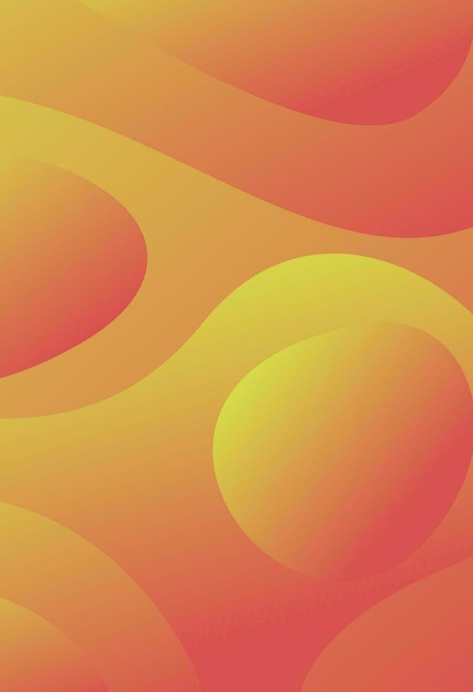 Abstract orange color background. Dynamic wave fluid shape concept.For