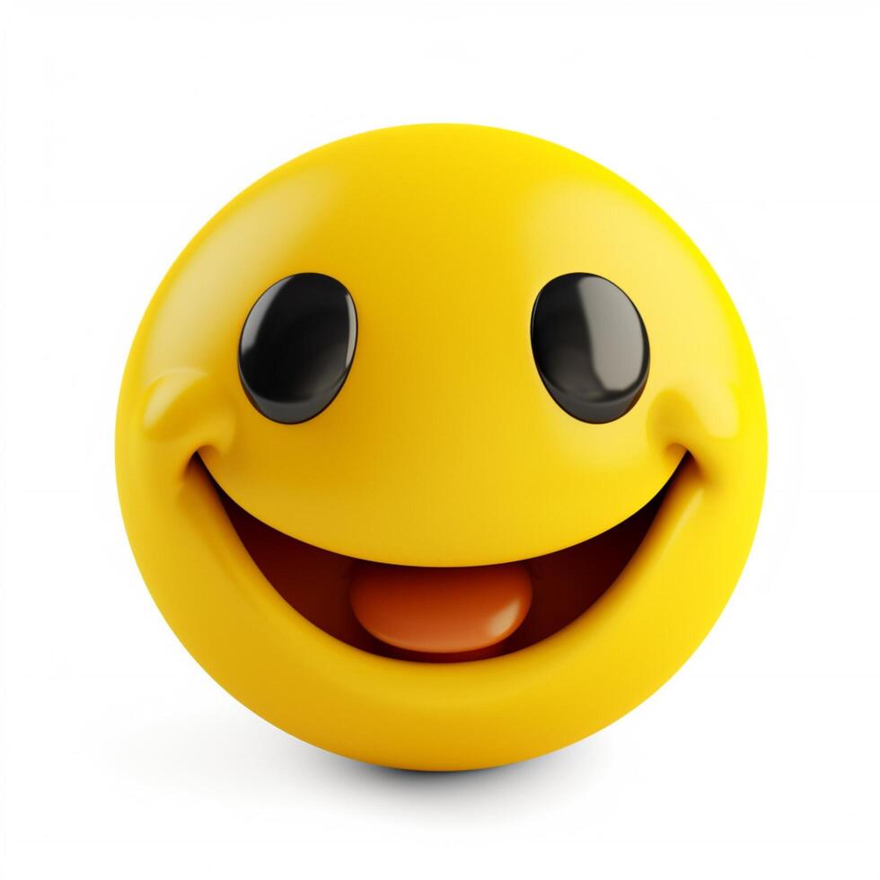 A emoticon with a smiley face photo