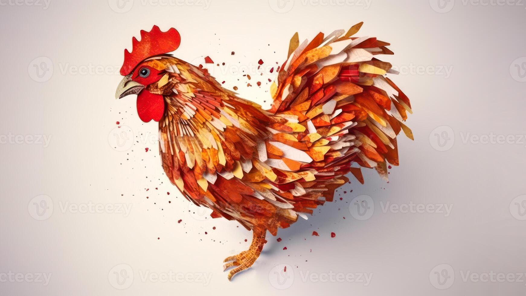 logo for chicken meat products photo