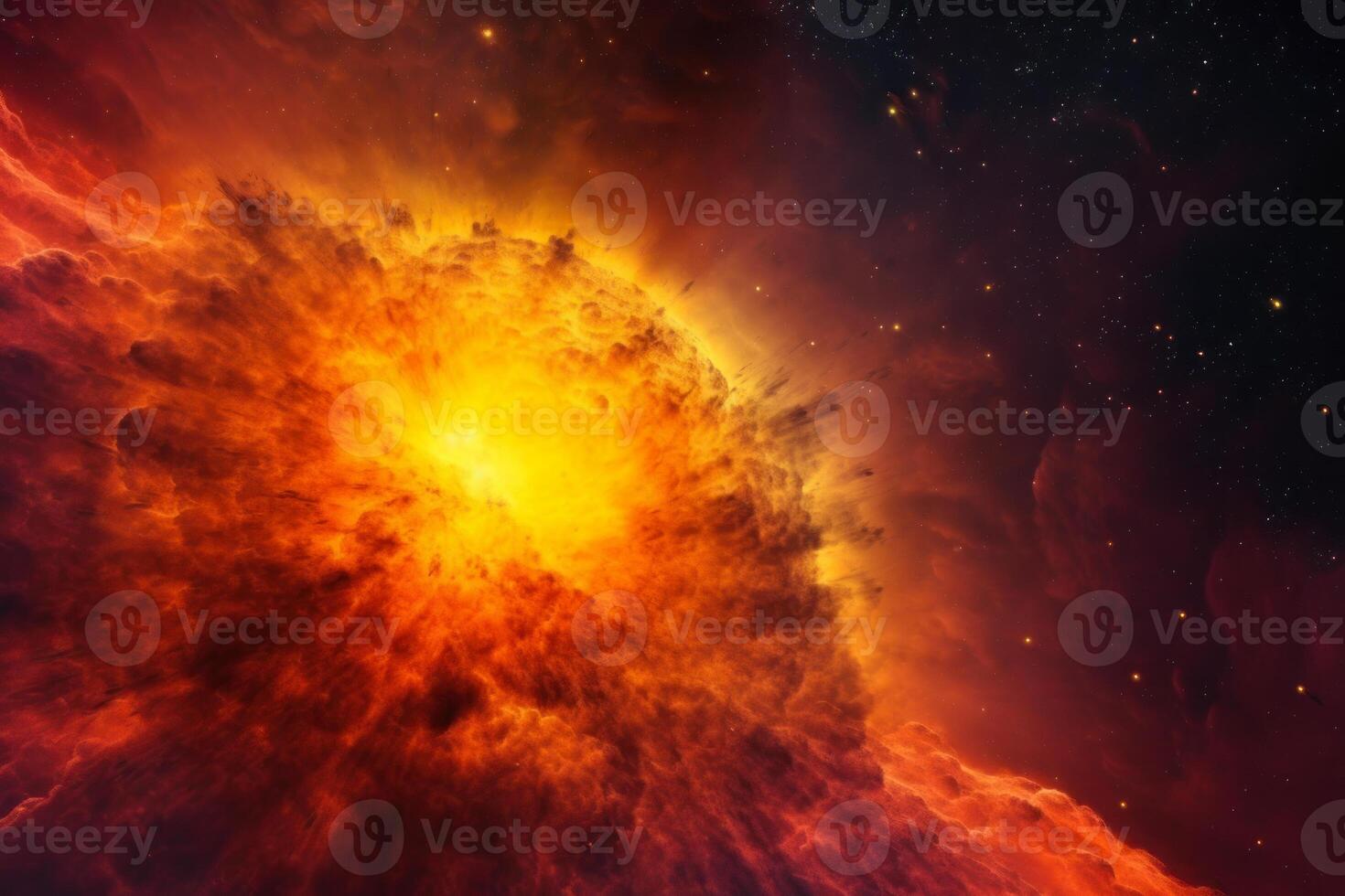flare in the sun, fiery explosion in the universe photo