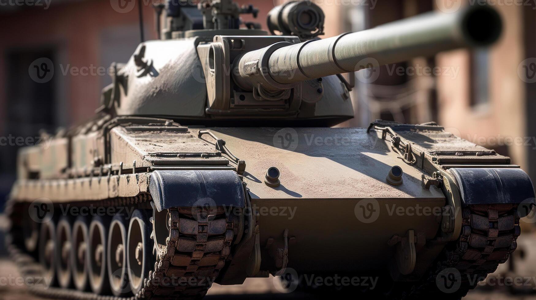 militar batalla tanque pesado blindado vehículos generativo ai foto