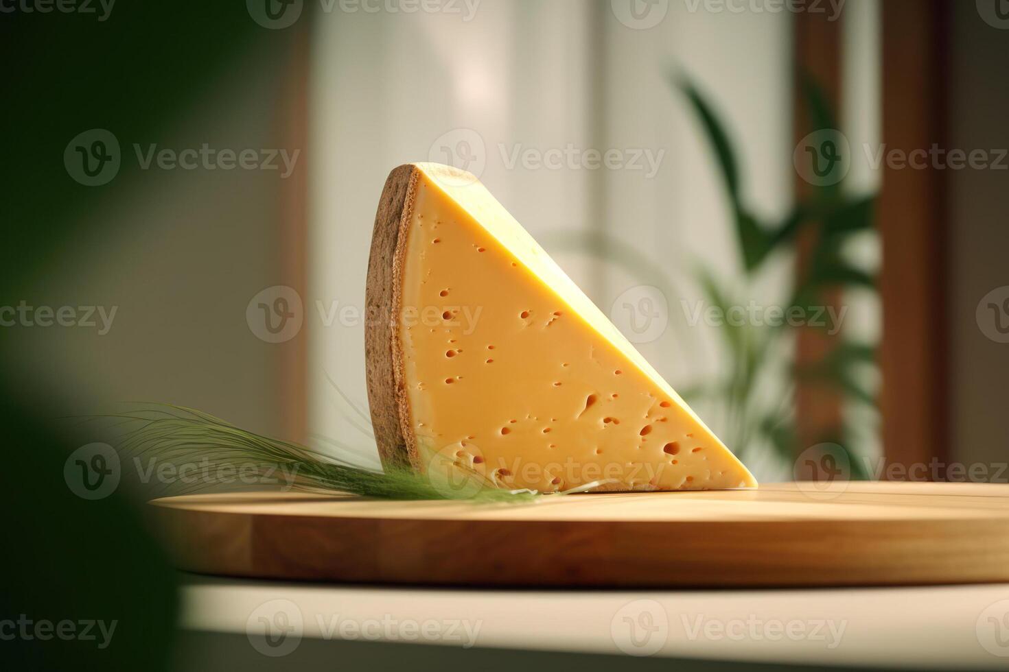 pieces cheese, advertising mockup photo