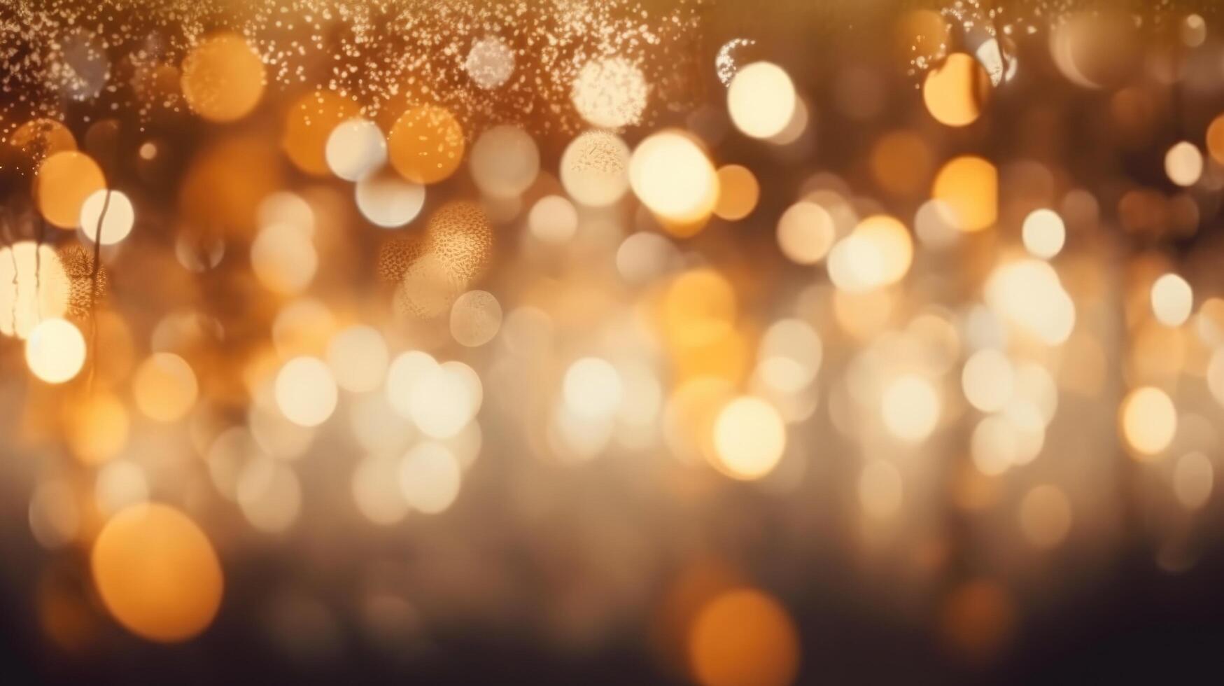 Christmas lights bokeh background. Illustration photo