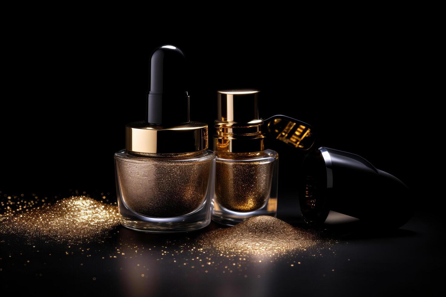 Luxury cosmetic product background. Illustration photo