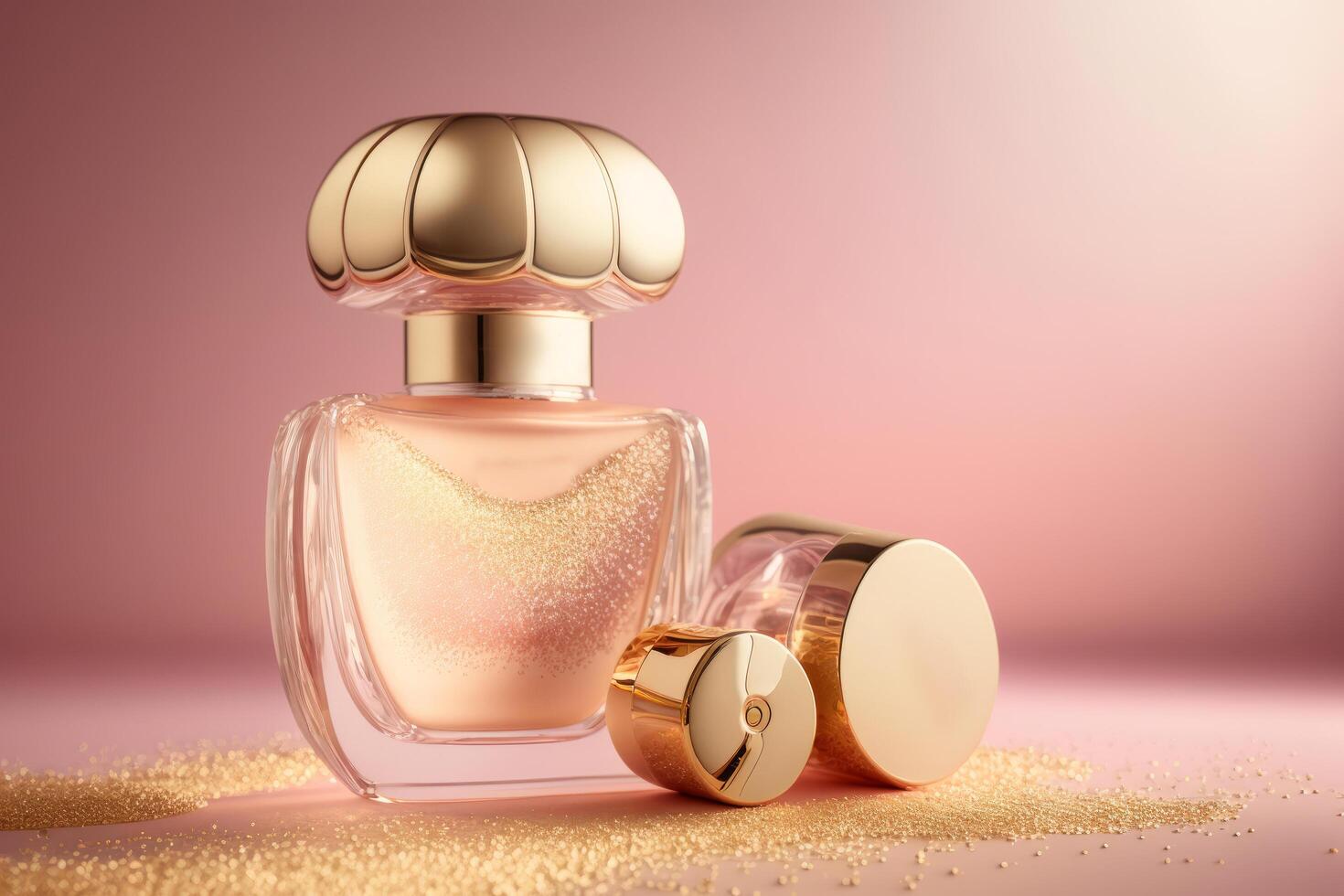 Luxury cosmetic product background. Illustration photo