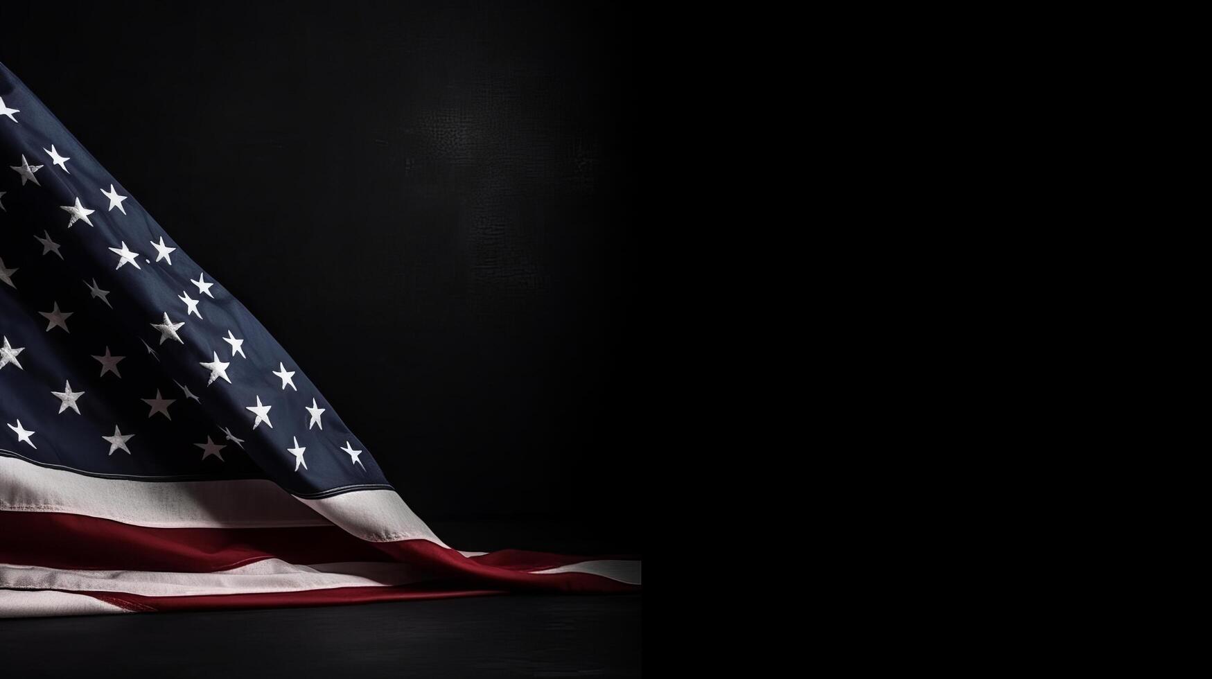 Estados Unidos bandera antecedentes. ilustración generativo ai foto