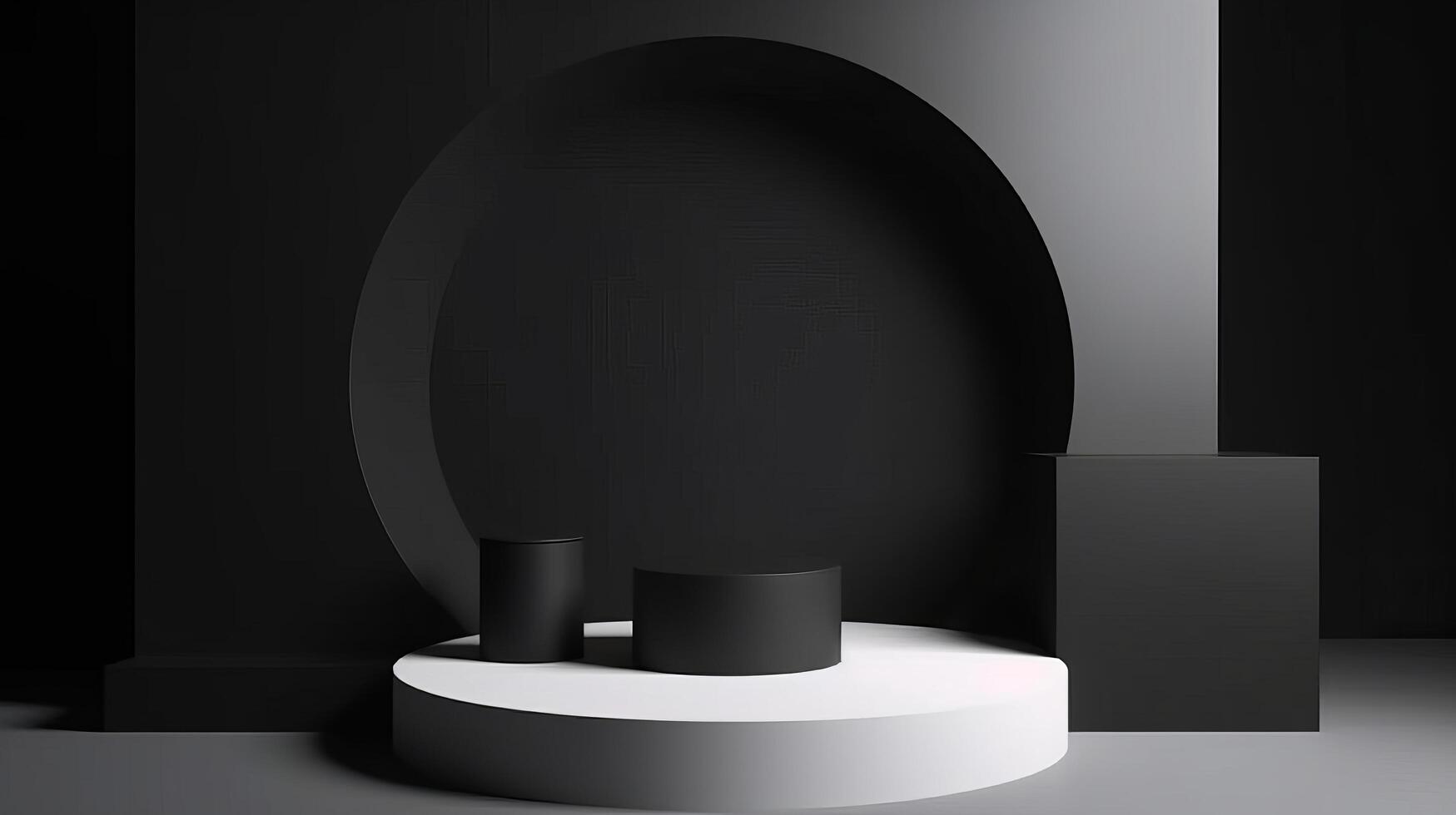 Abstract podium for products ads. Illustration photo