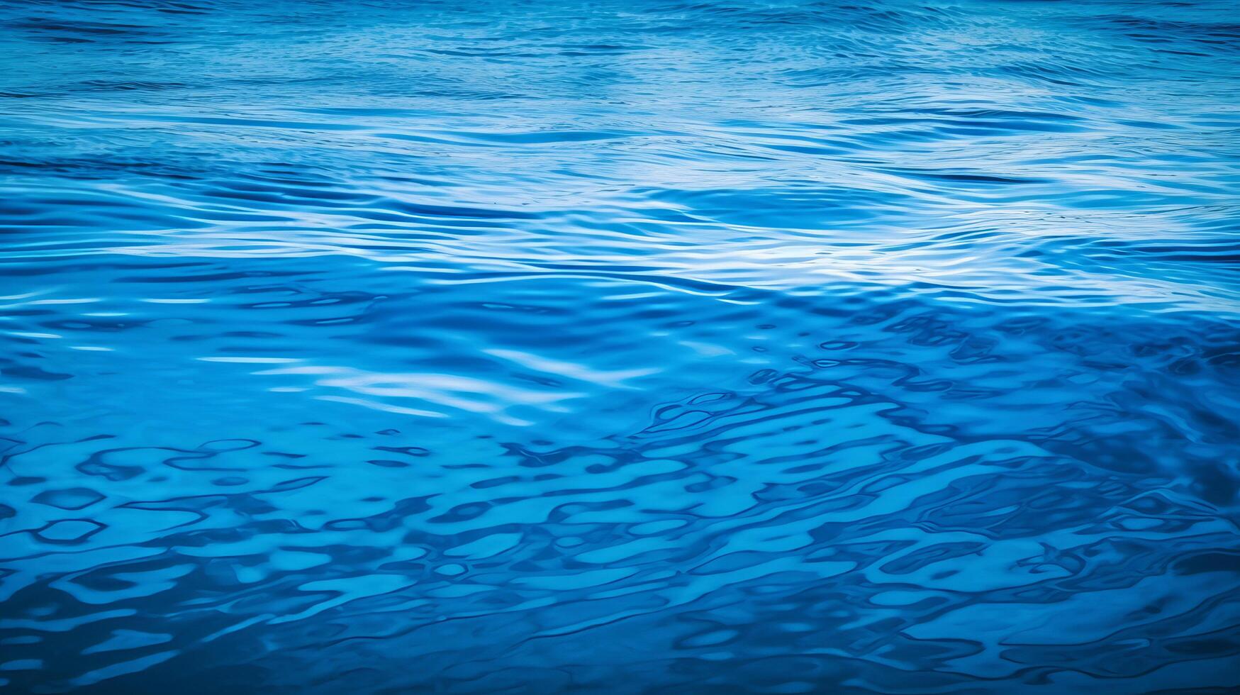 Blue sea water. Illustration photo
