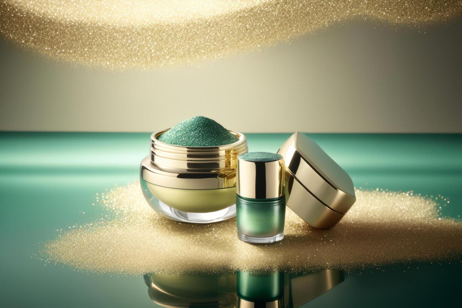Luxury cosmetic product background. Illustration photo