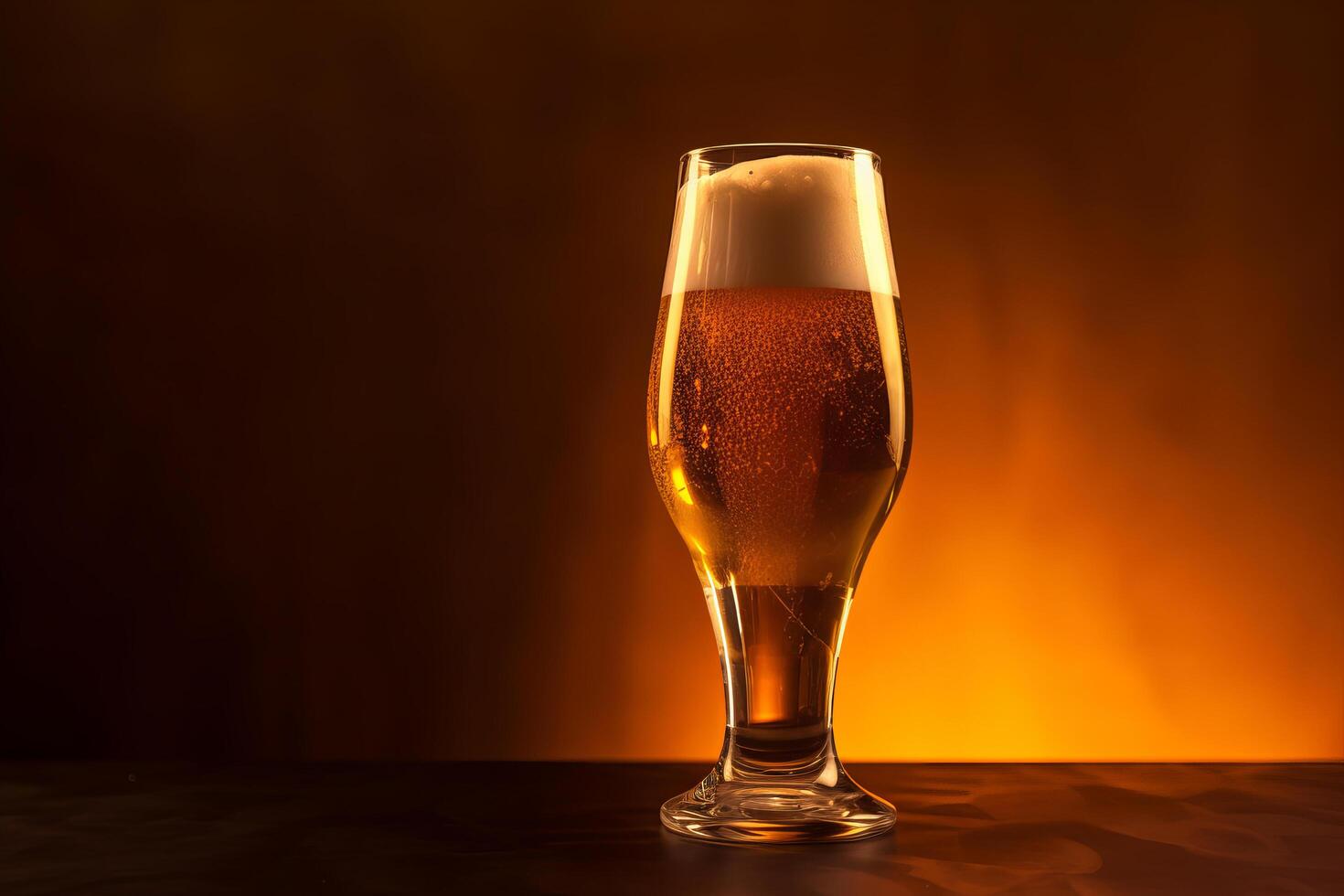 Glass of beer ad background. Illustration photo