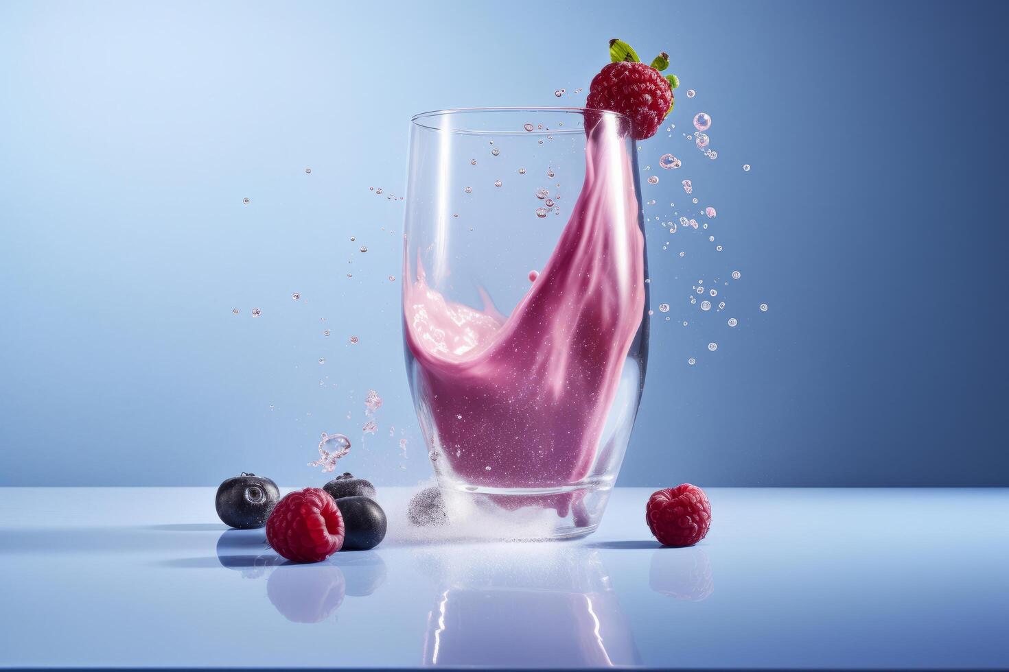 Smoothie background. Illustration photo