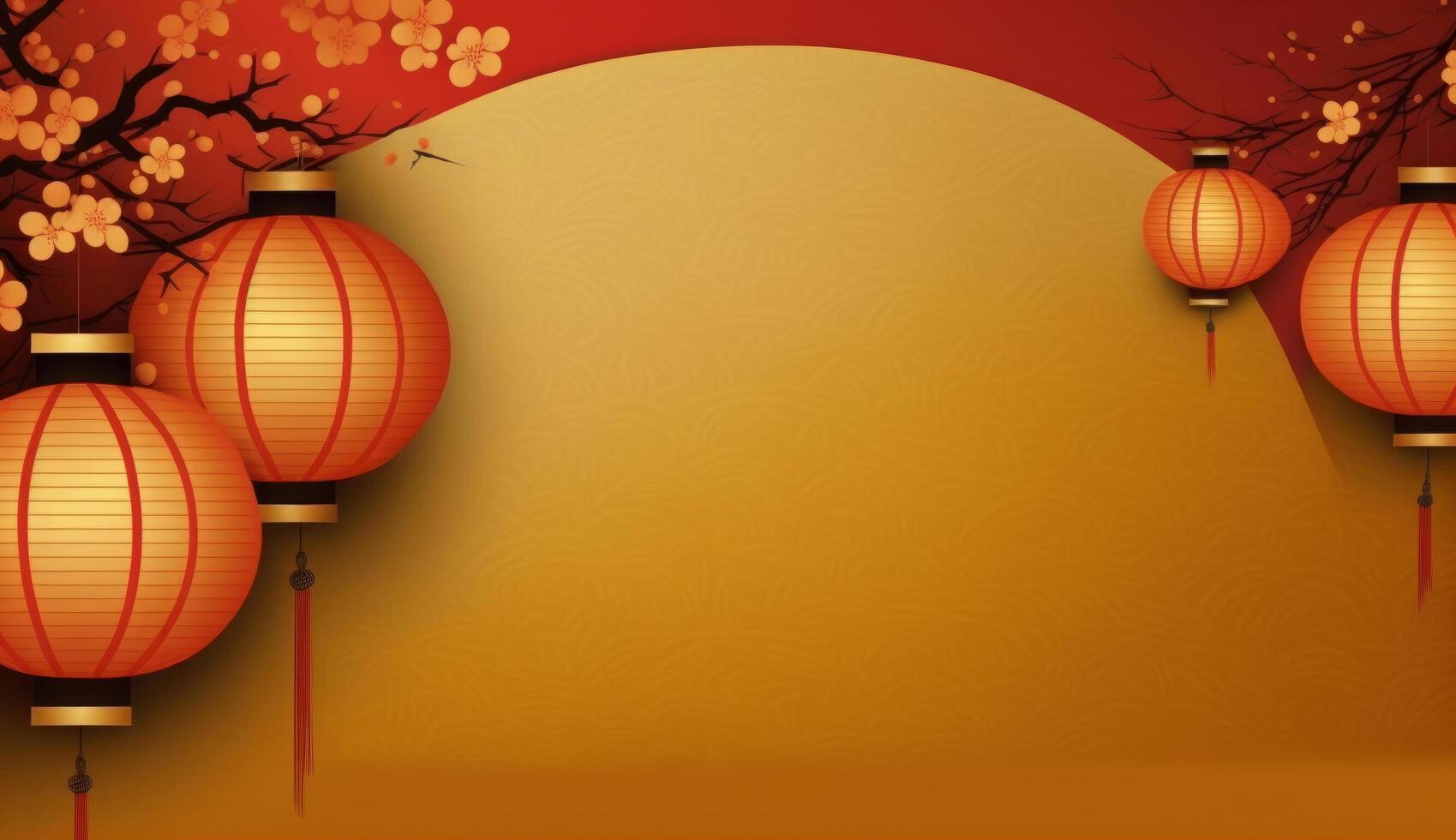 Red Chinese Holiday Background. Illustration photo