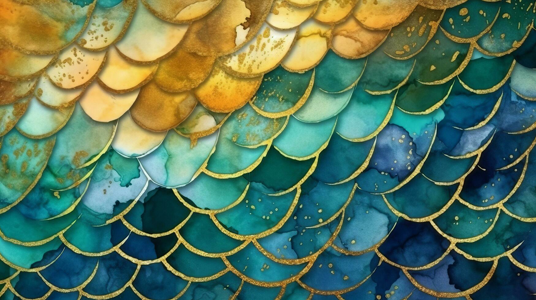 Mermaid background. Illustration AI Generative 23460407 Stock Photo at