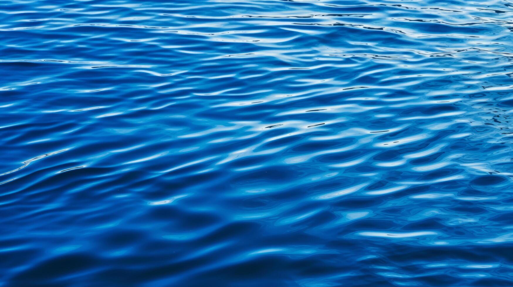 Blue sea water. Illustration photo