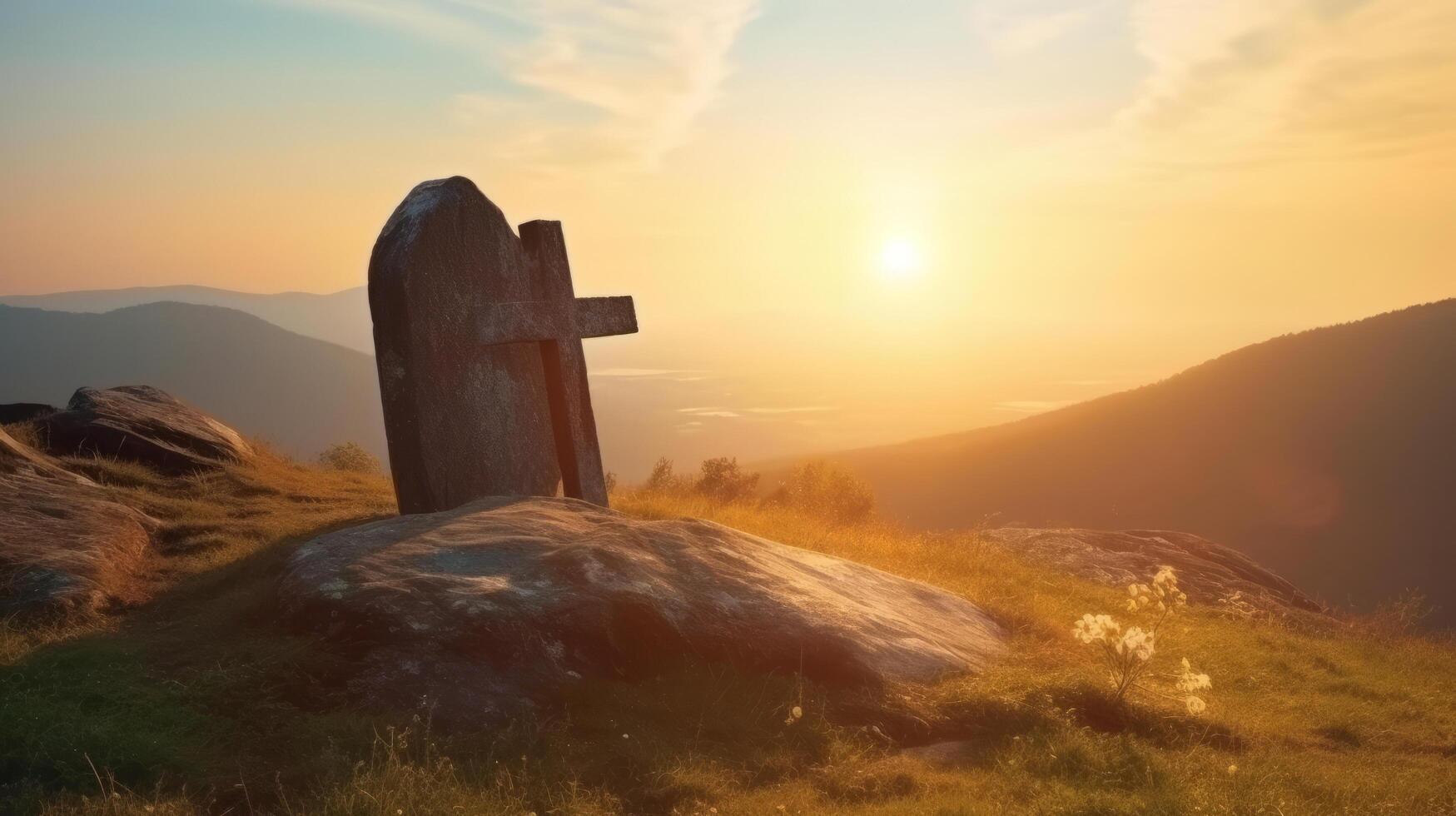 Happy Easter Background. Illustration photo