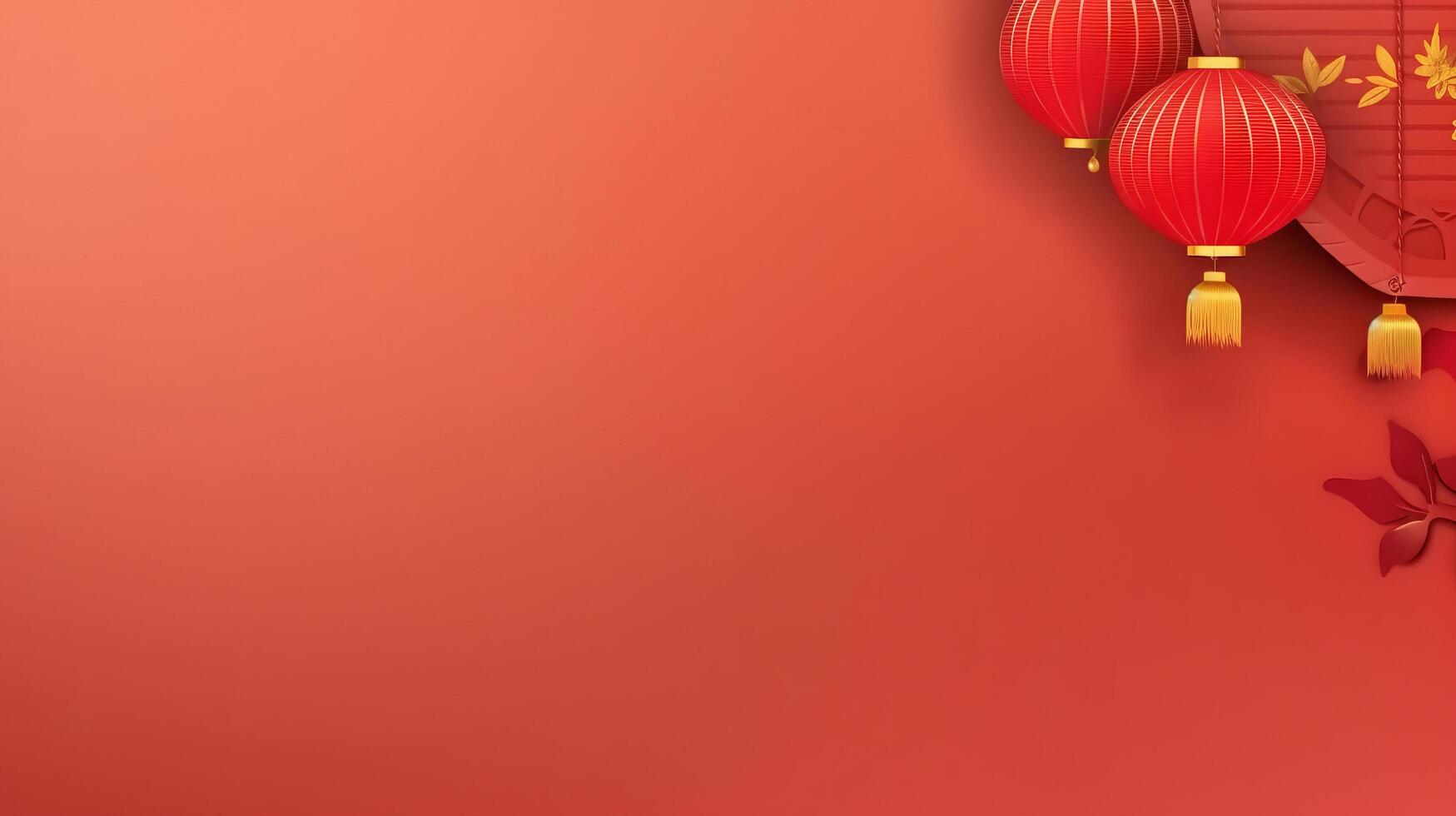 Red Chinese Holiday Background. Illustration photo