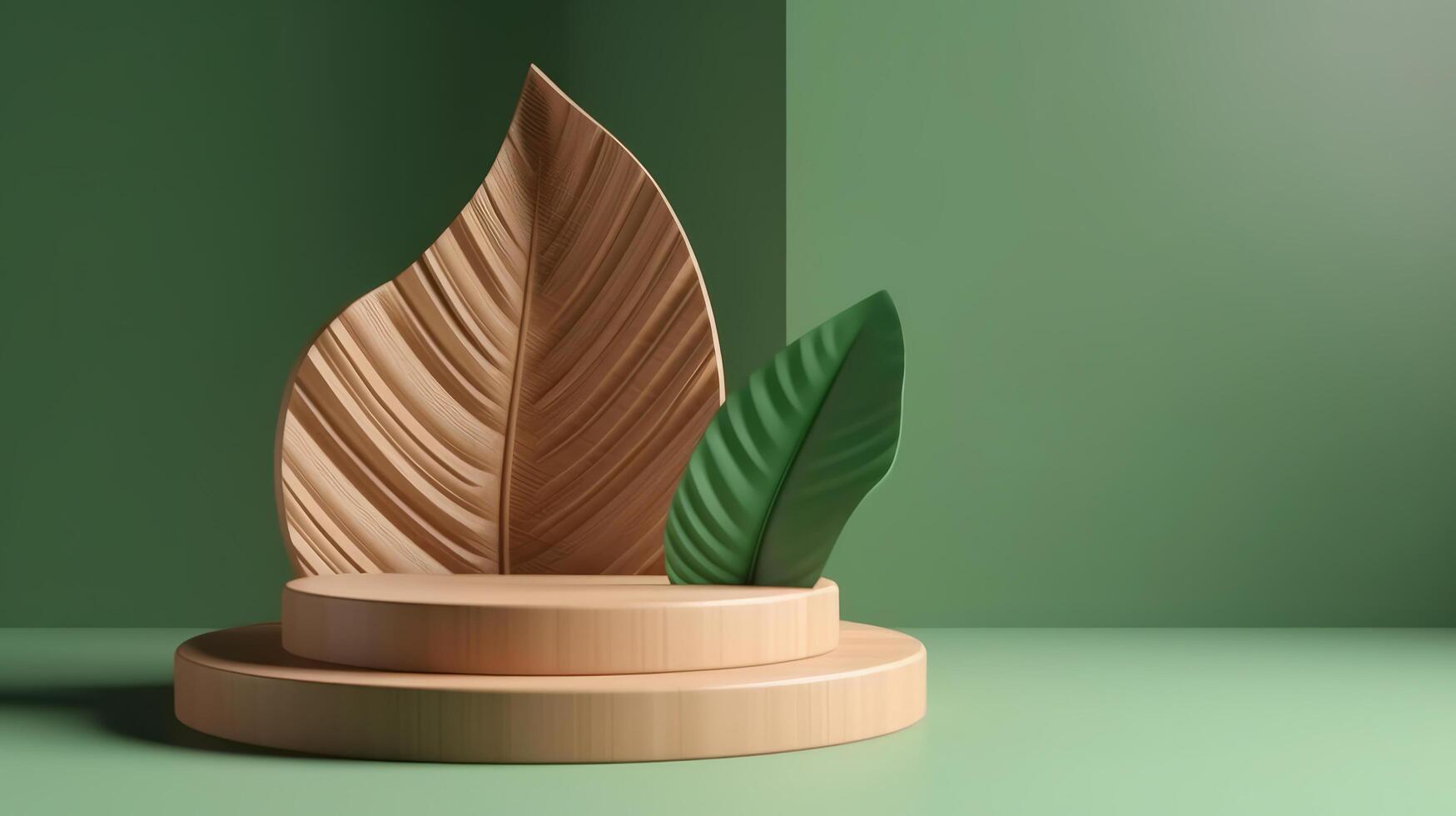 Abstract podium for products ads. Illustration photo