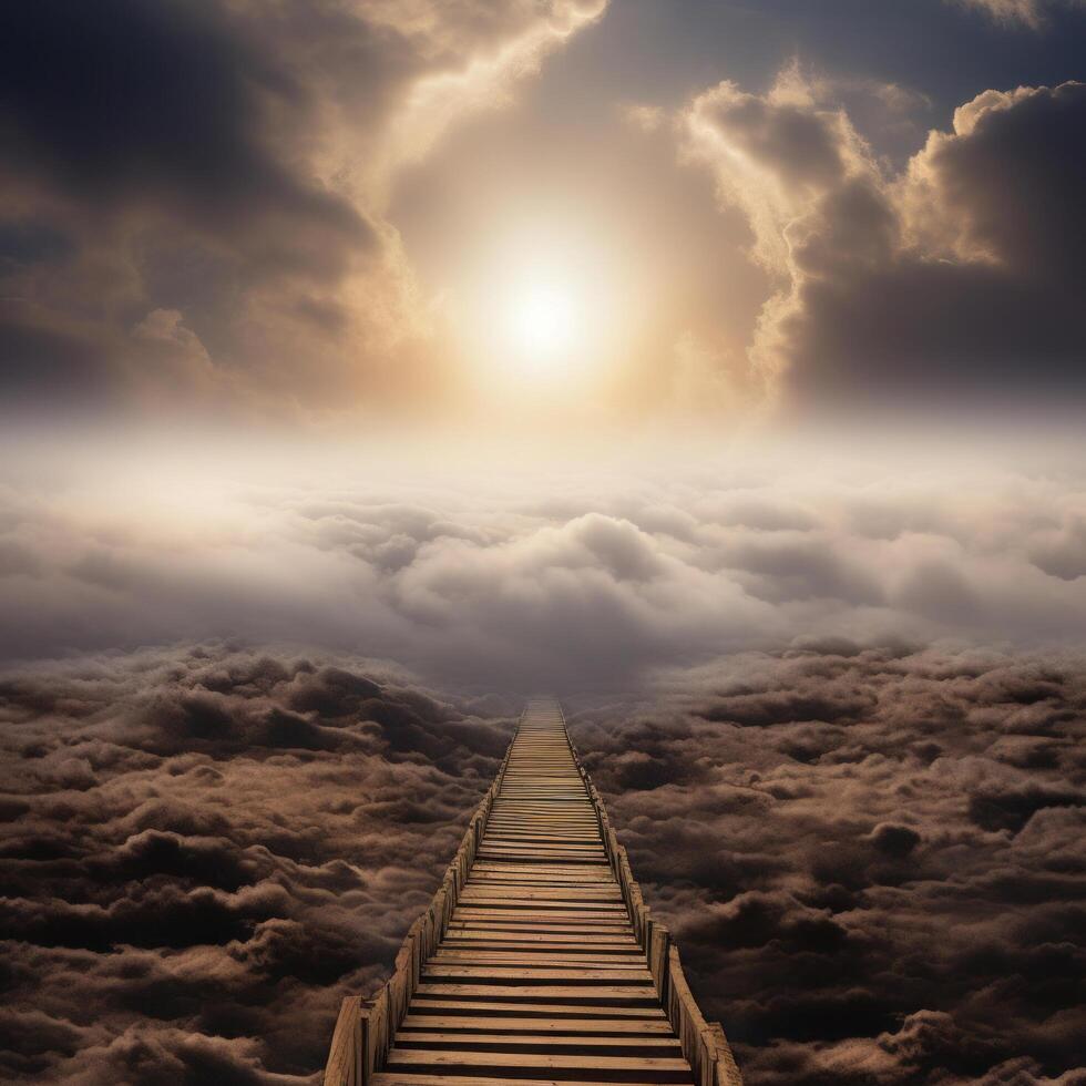 Way to heaven, Illustration photo