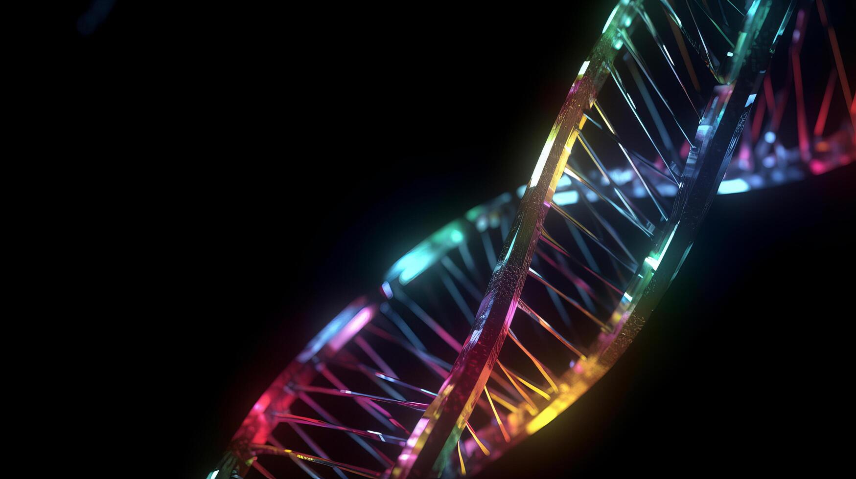 DNA double helix. Illustration photo