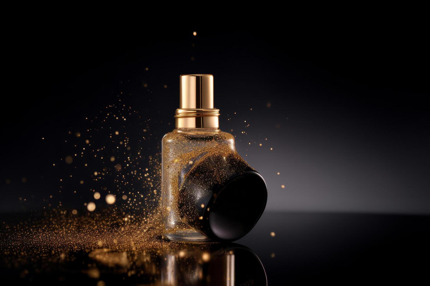 Luxury cosmetic product background. Illustration photo