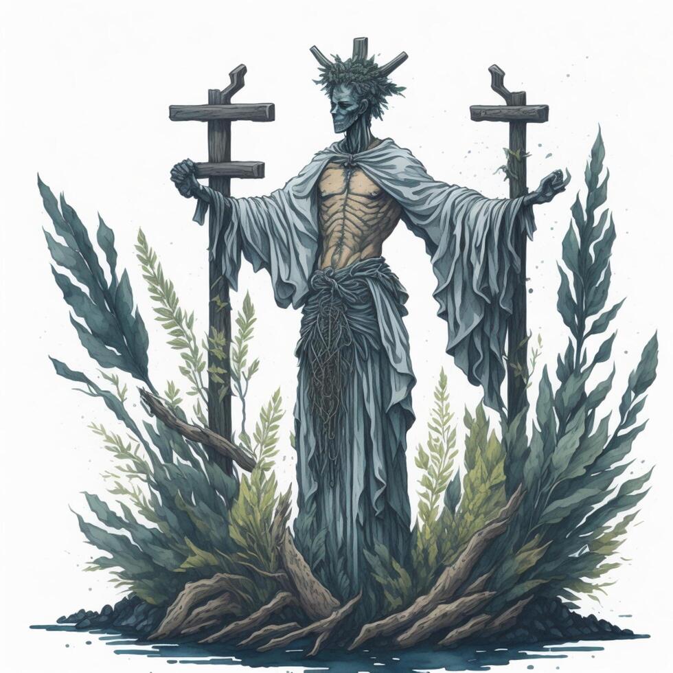 hand painted watercolor corpus christi illustration photo