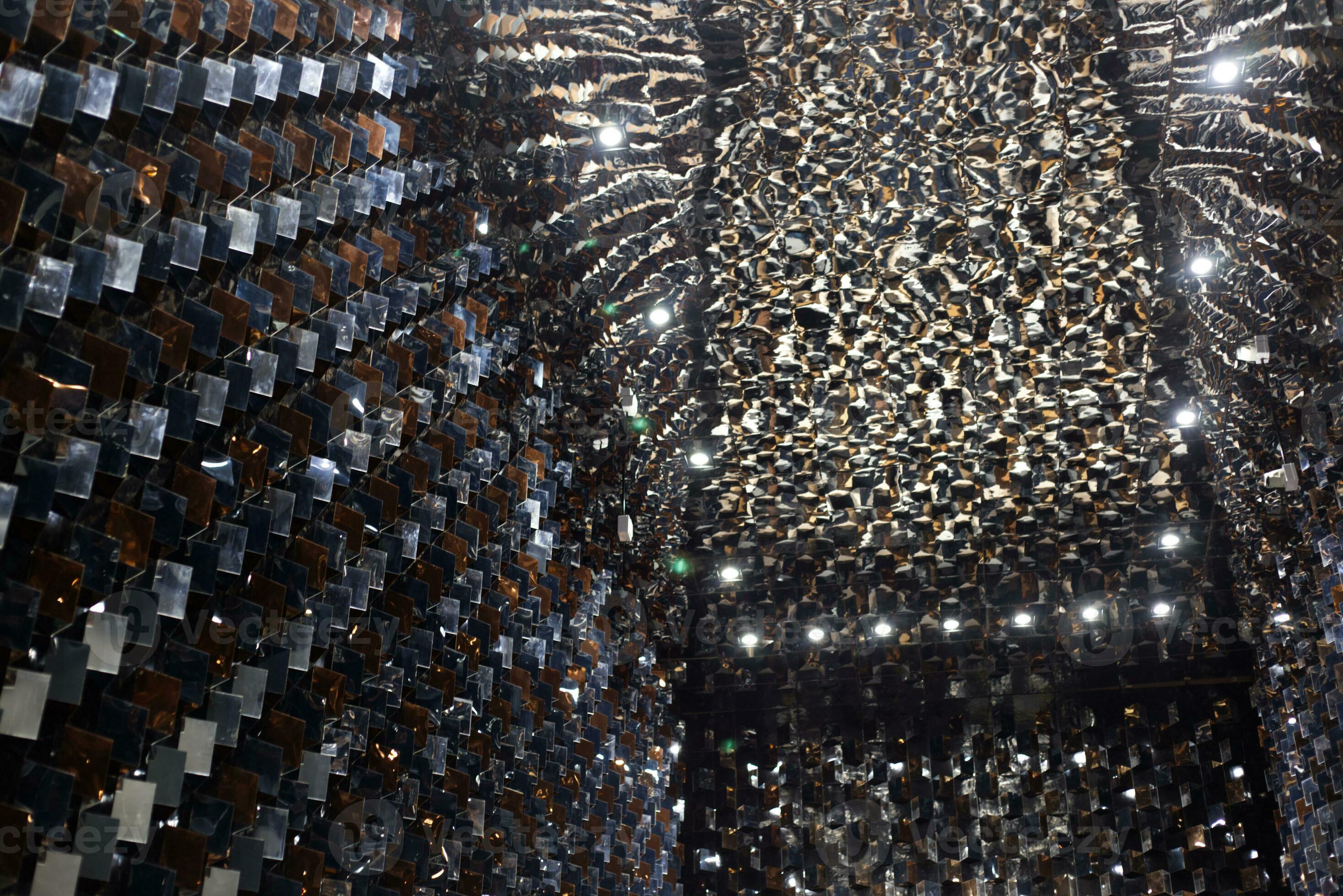 mirror reflection box pattern dimension wall background 23461811 Stock