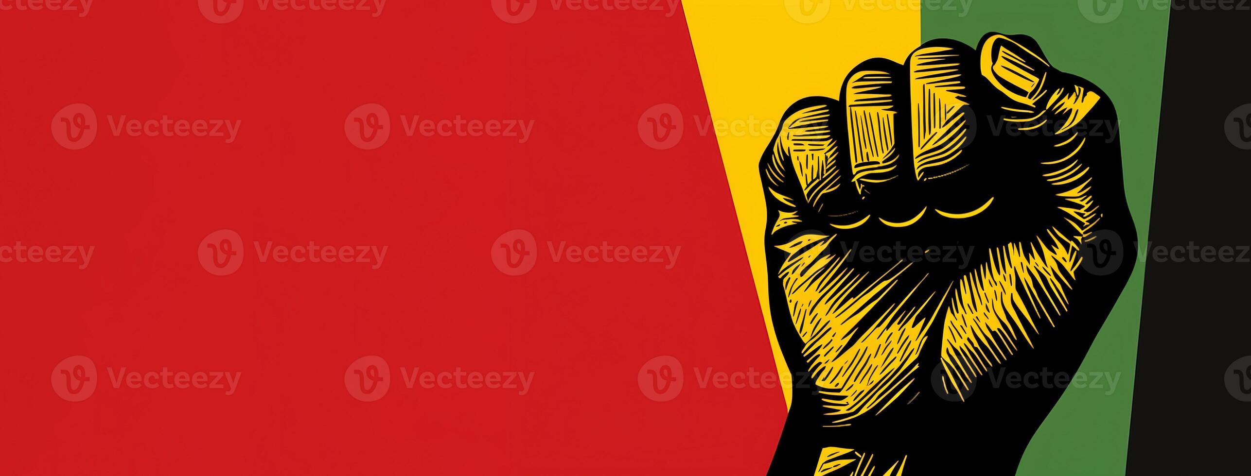 Juneteenth. Slave Emancipation Day, colorful graphic wallpaper background. . photo