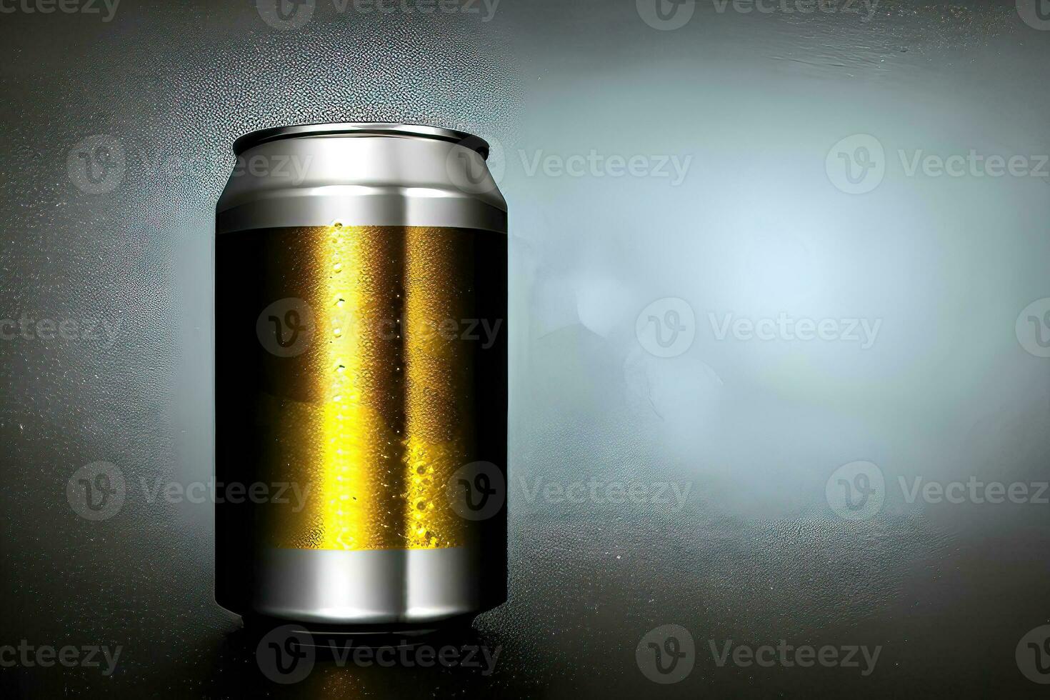 Clear Soda Can Template with Fresh Product Illustration photo