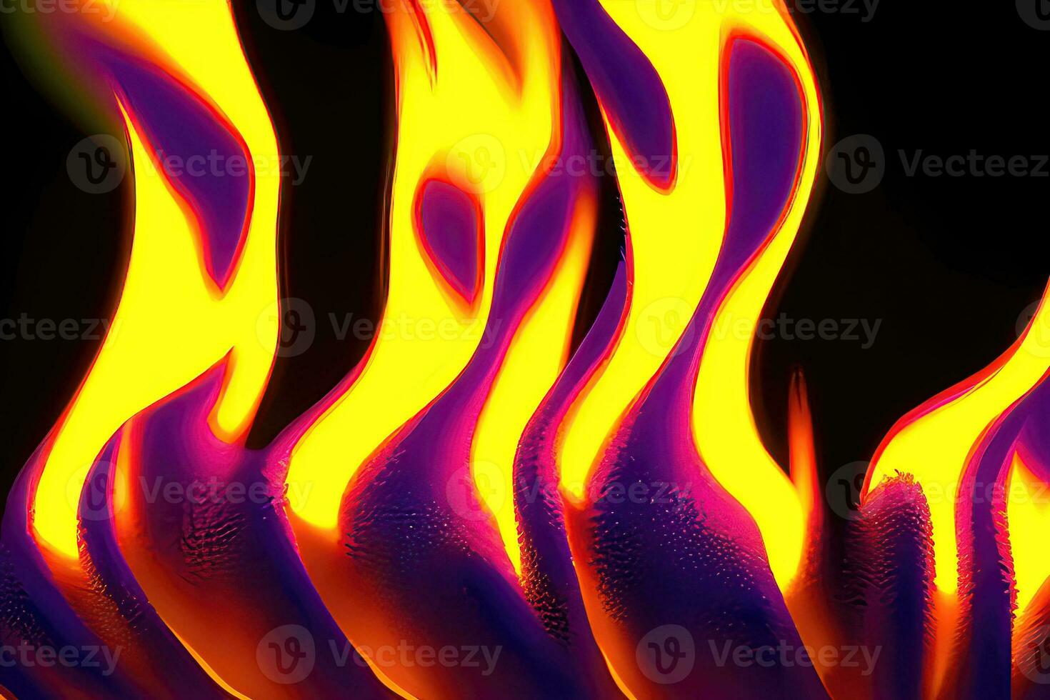 Abstract Fire - A Vibrant and Glowing Background of Burning Elements photo