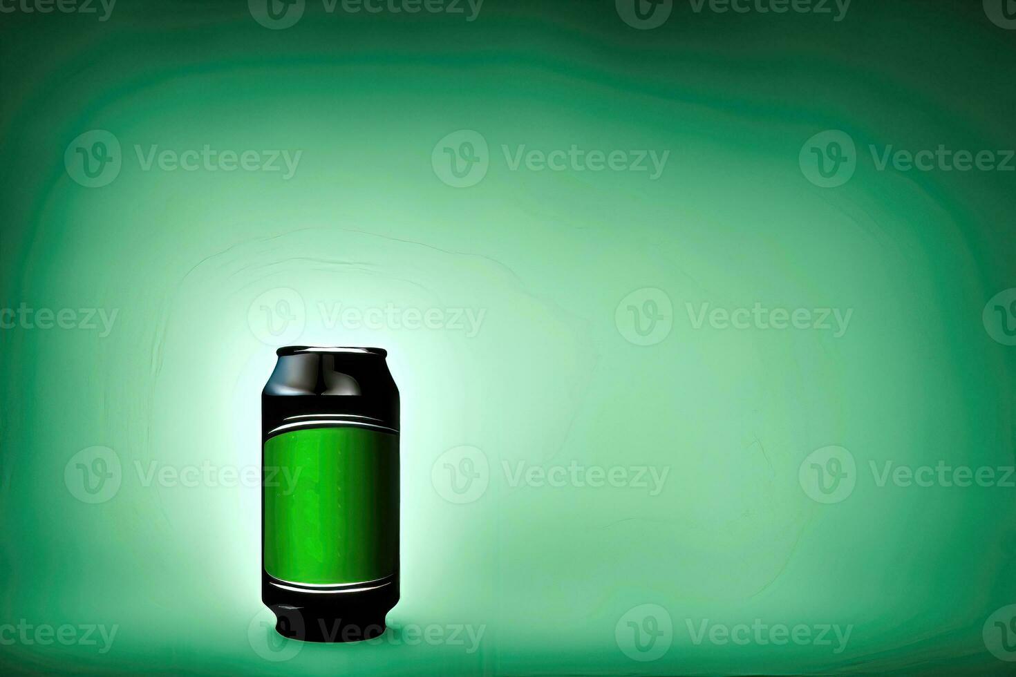 Canned Alcohol Illustration with Metal Tab photo