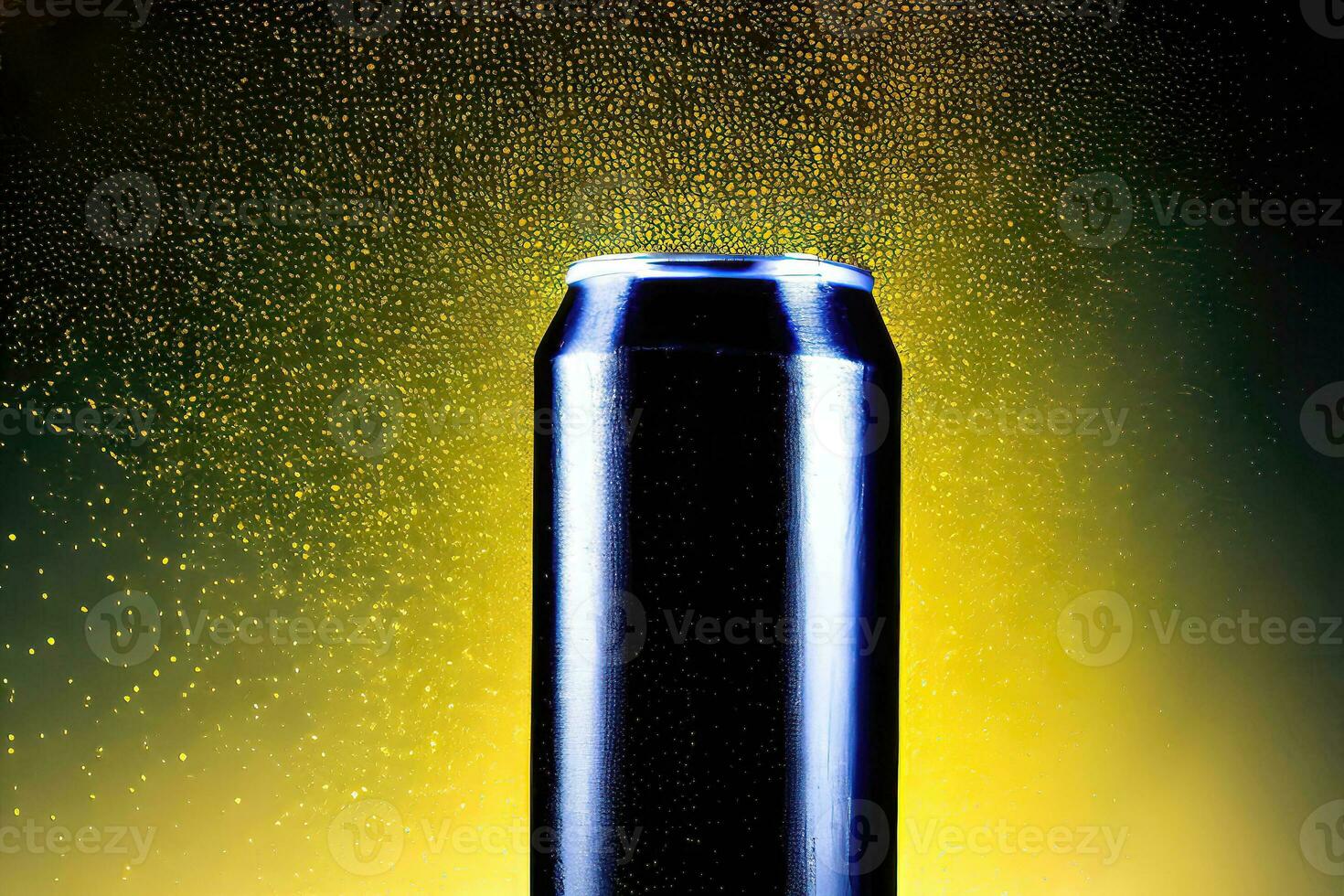 Clear Soda Can Template with Fresh Product Illustration photo