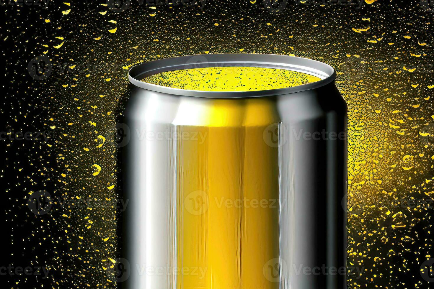 Clear Soda Can Template with Fresh Product Illustration photo