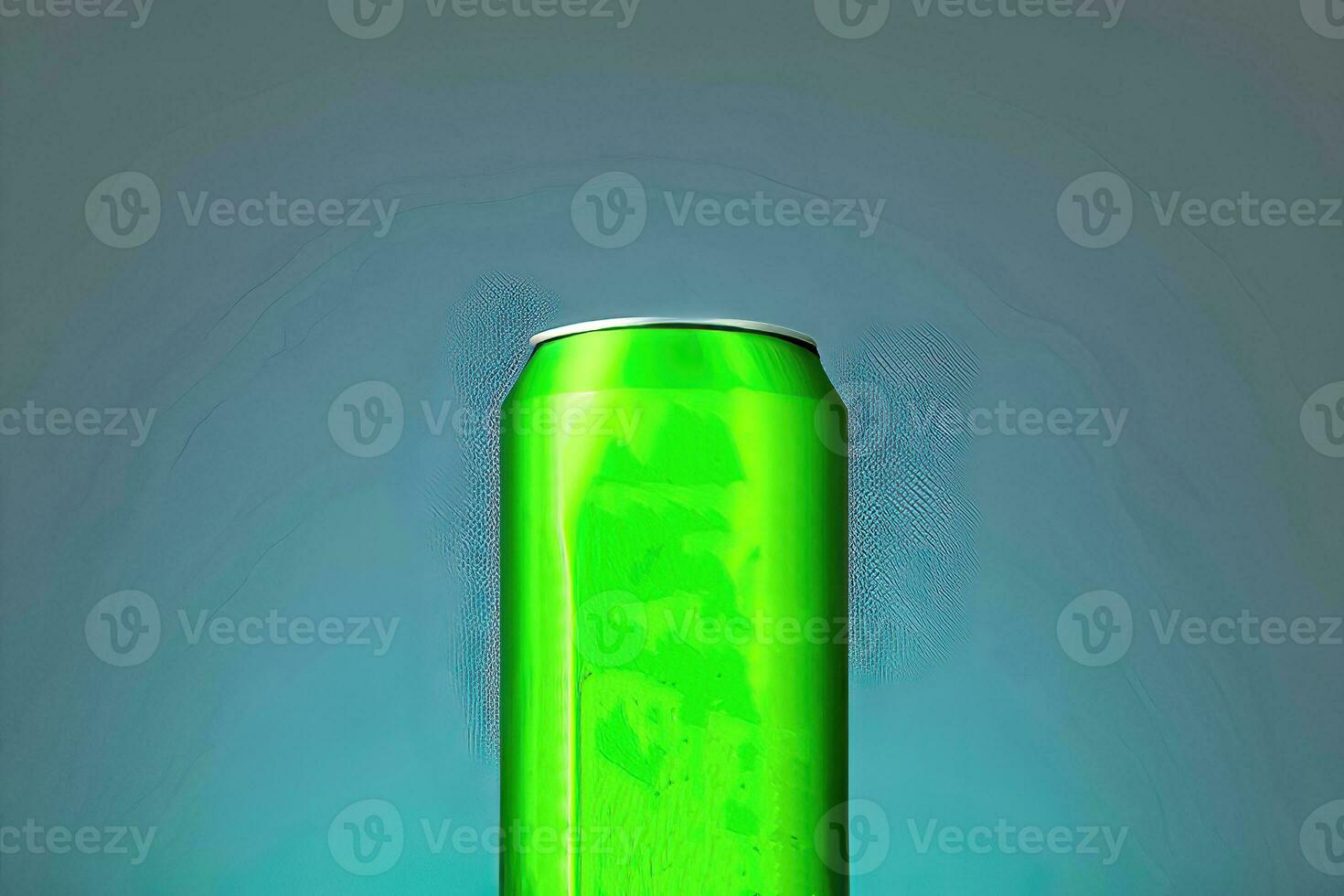 Canned Alcohol Illustration with Metal Tab photo