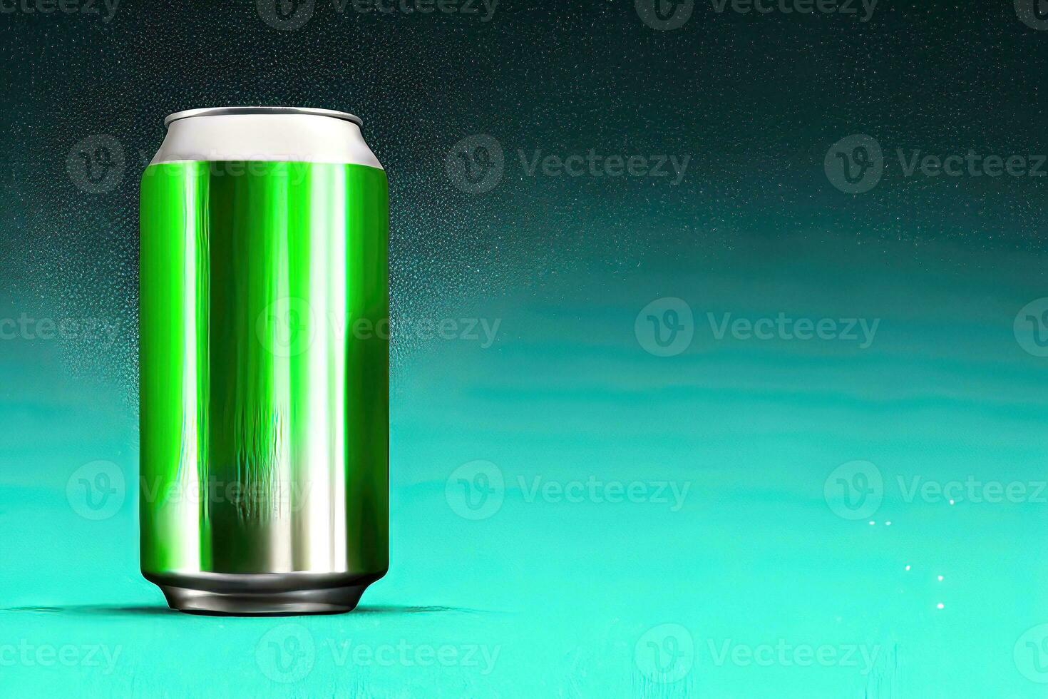 Canned Alcohol Illustration with Metal Tab photo