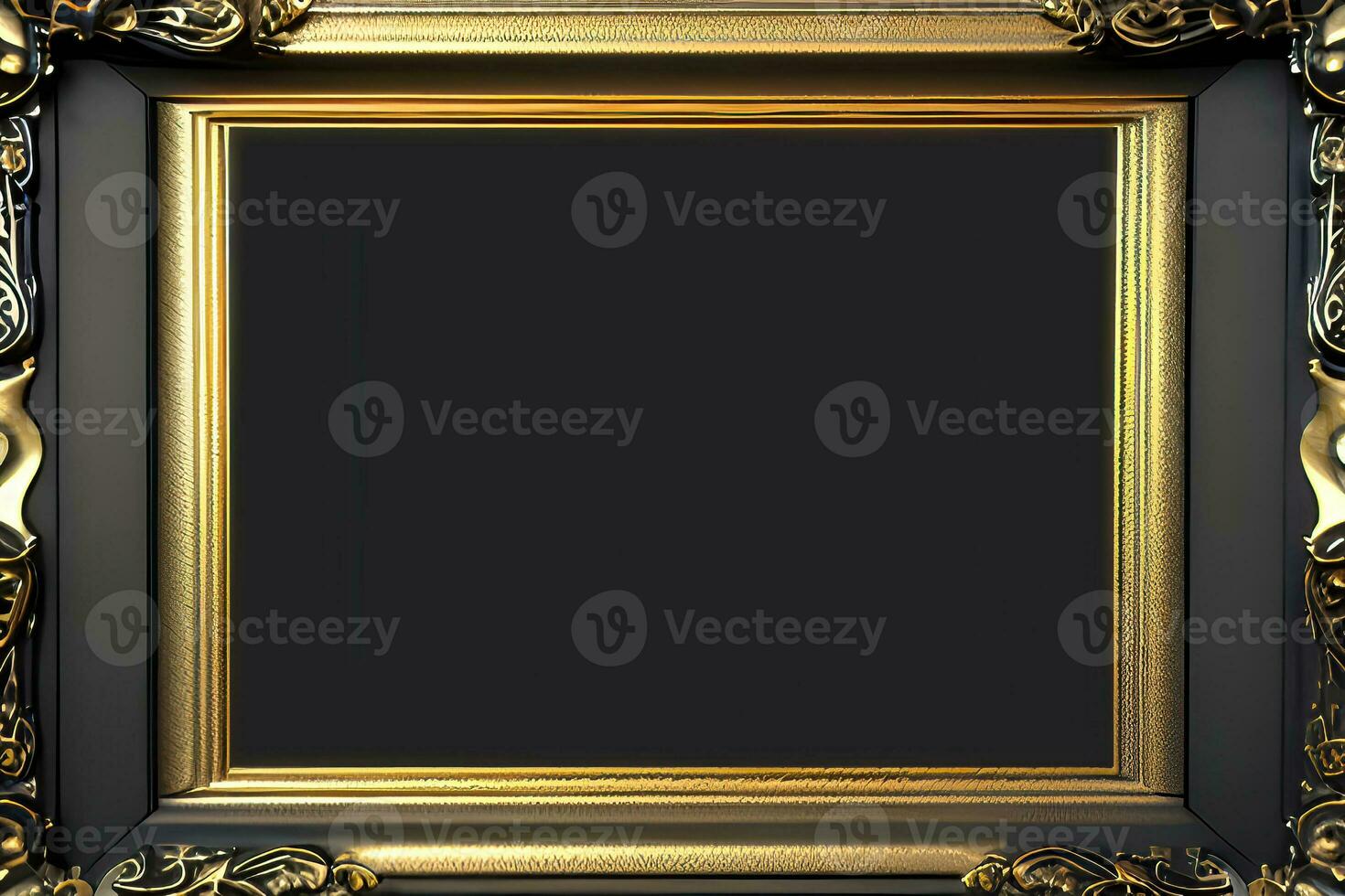 Vintage Floral Border Frame - The Perfect Template for Elegant Invitations photo