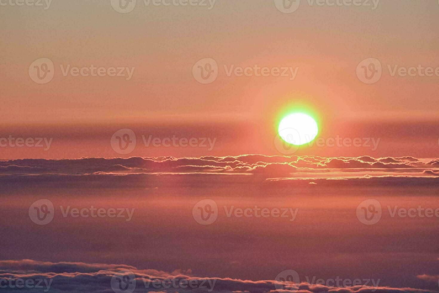 Beautiful sunset view photo