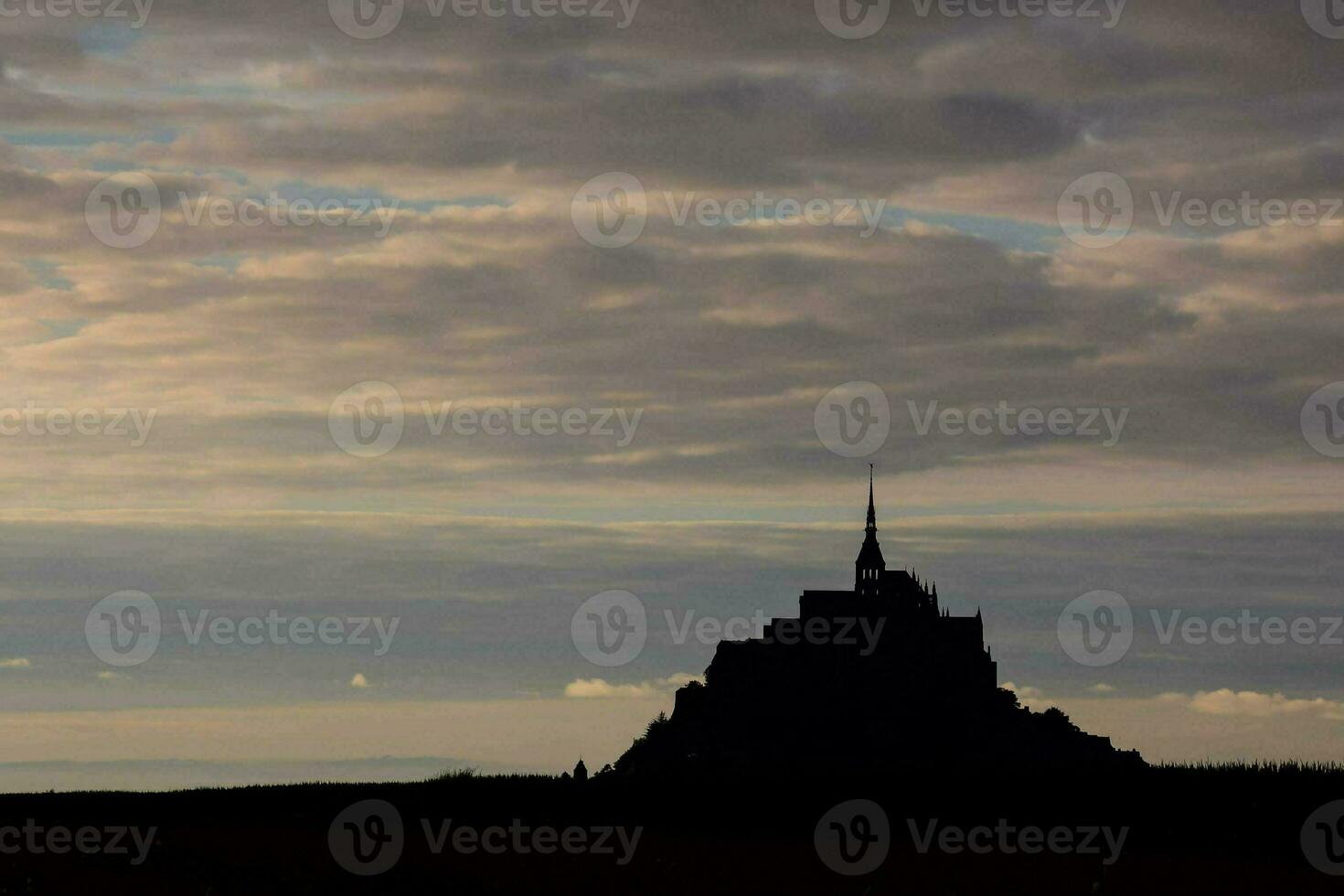 Le Mont Saint-Michel tidal island, Normandy, northern France photo