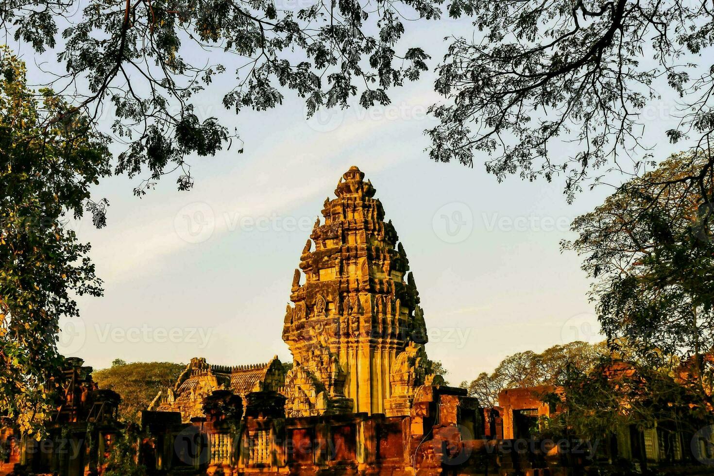An ancient temple in Thailand photo