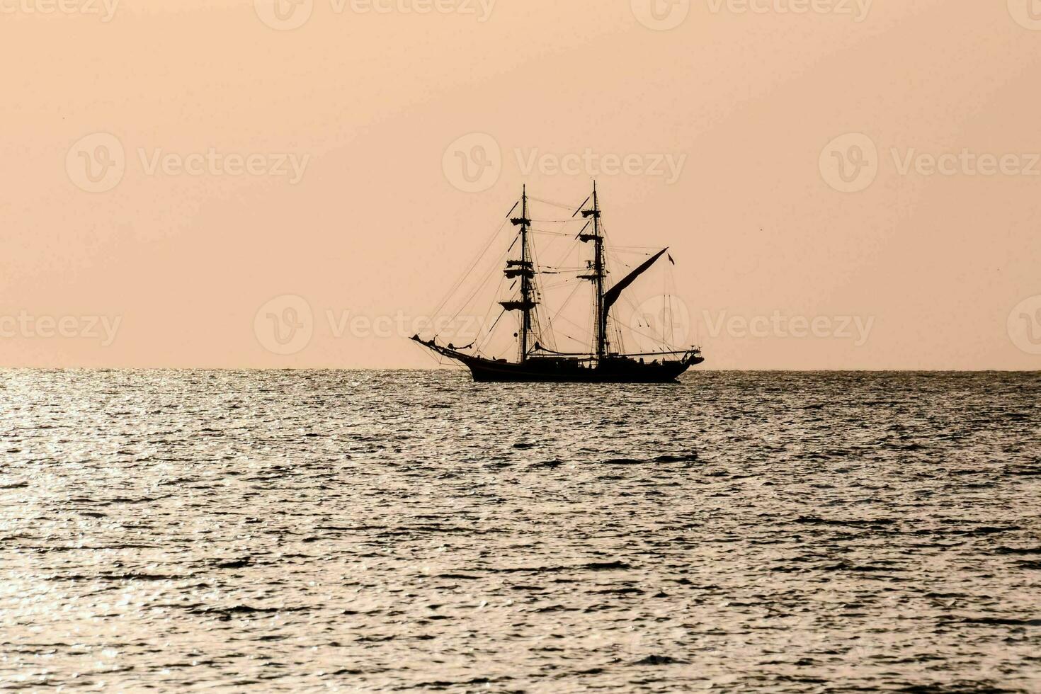 A ship on the sea photo