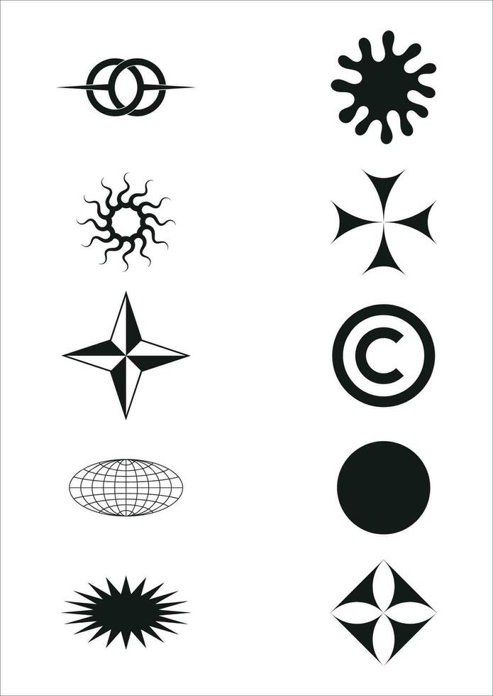 Shapes Streetwear Element Collection Vector 10