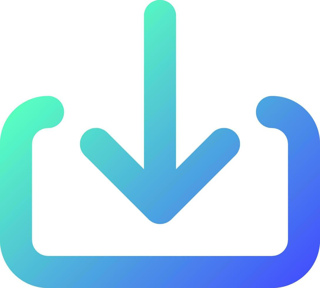 Download file pixel perfect gradient linear ui icon. Uploading process. Transferring data to storage. Line color user interface symbol. Modern style pictogram. Vector isolated outline illustration