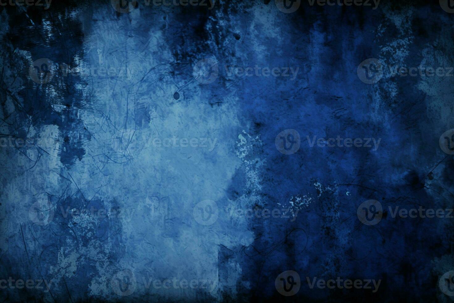 Dark blue grunge background AI Generated photo