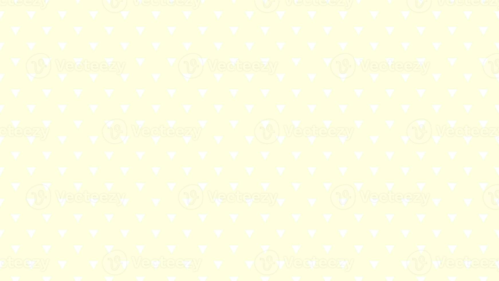 white color triangles over light yellow background photo