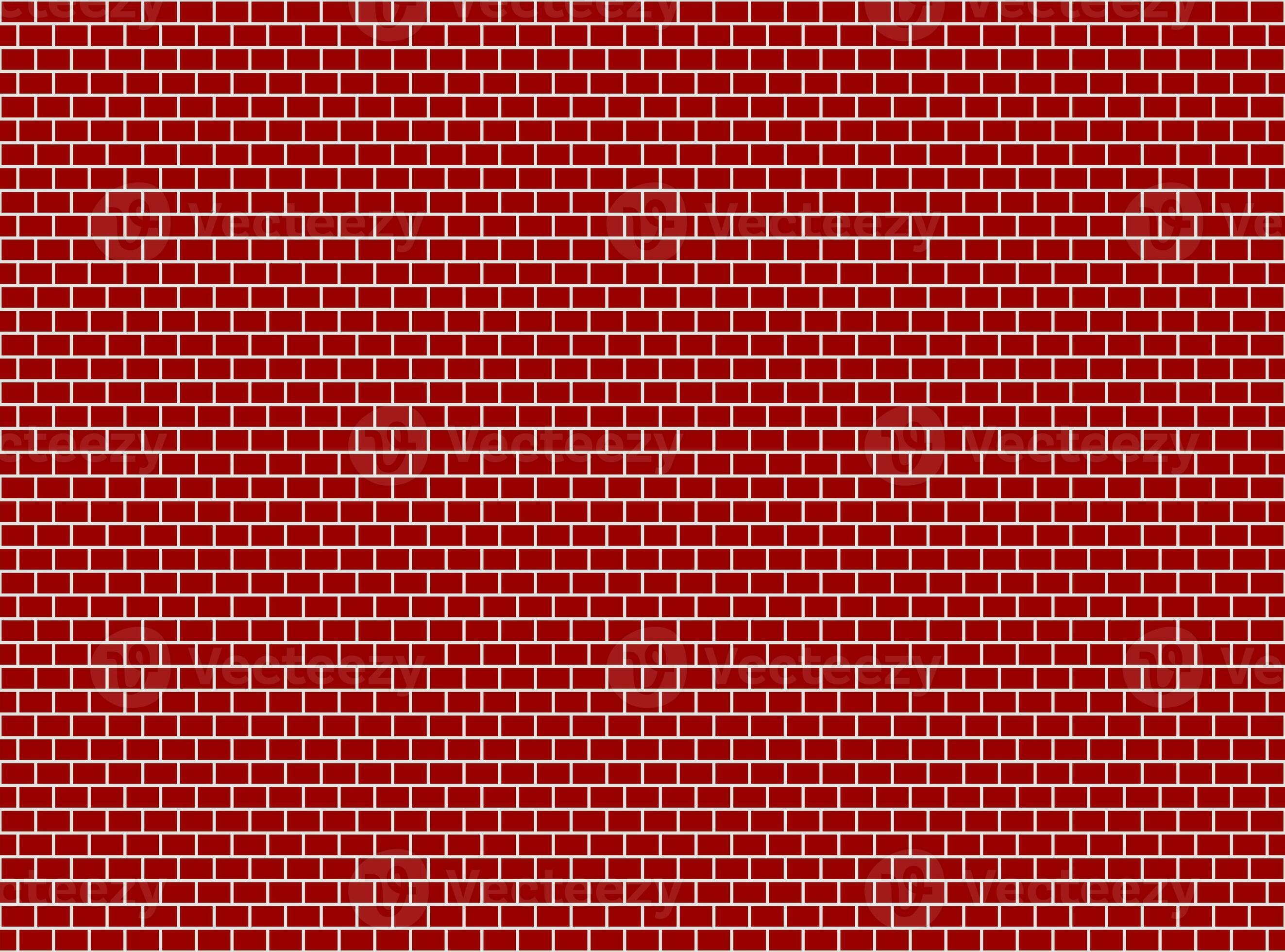 red brick wall header bond illustration background 23467052 Stock Photo