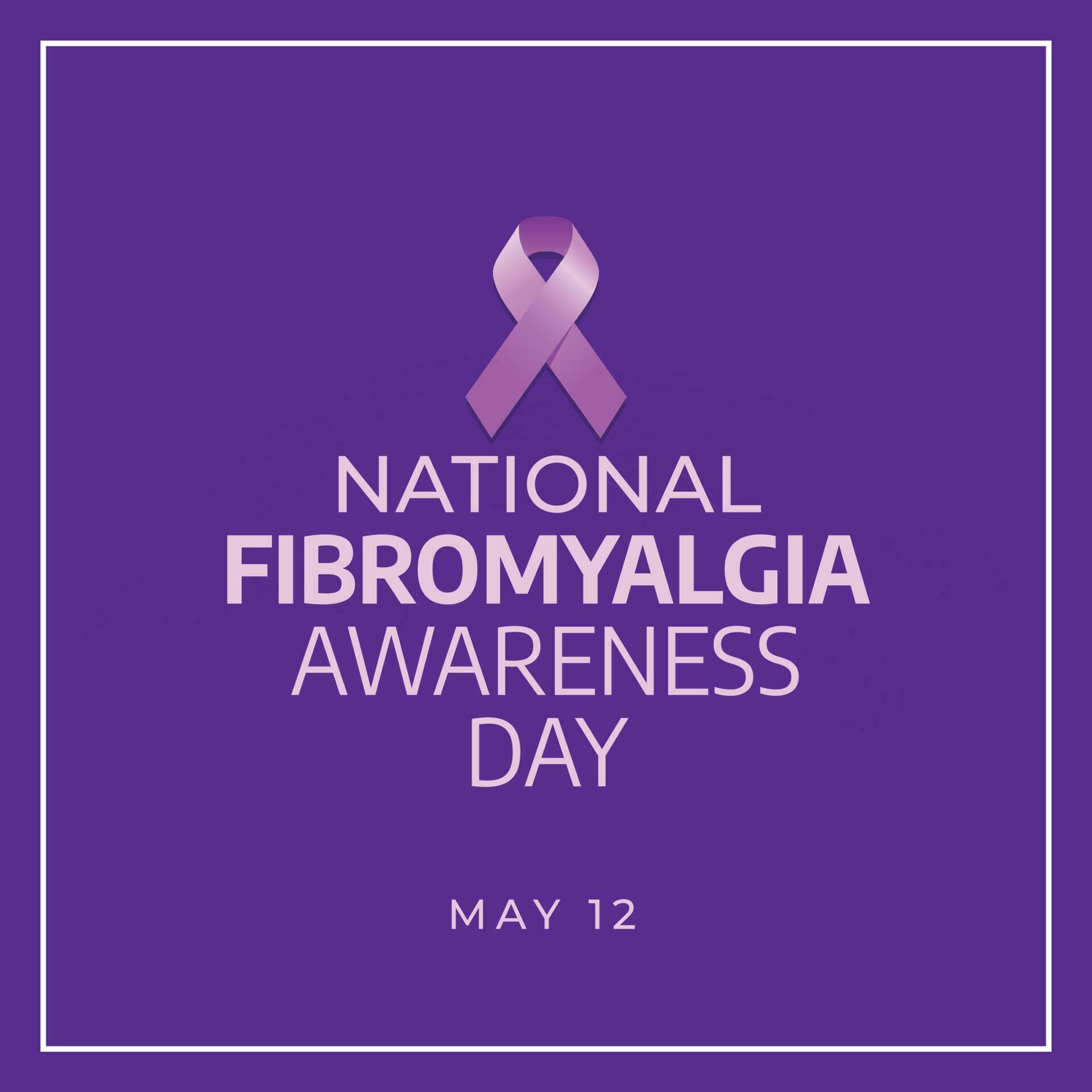 national fibromyalgia awareness day design template for celebration