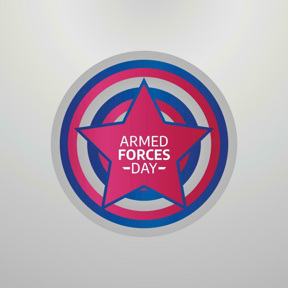 armado efectivo día diseño modelo para saludo o celebracion. armado efectivo día vector ilustración con bandera y estrellas. plano vector diseño para armado efectivo día.